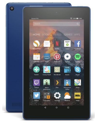 Amazon Fire 7 Alexa 7 Inch 16GB Tablet - Marine Blue.